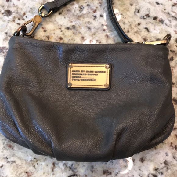 Marc by Marc Jacobs Gray Classic Q Percy Mini Bag Purse - Picture 2 of 16